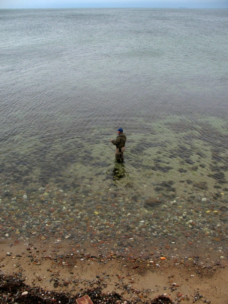 Angler alone Angler alone