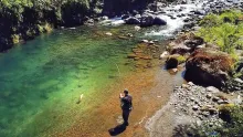 Video thumb for Huge Backcountry PB Trout