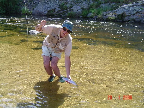 User submitted picture: damian caught this rainbo...